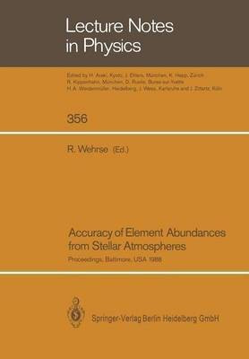 Accuracy of Element Abundances from Stellar Atmospheres(English, Paperback, unknown)