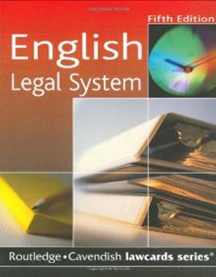 Cavendish: English Legal System Lawcard(English, Paperback, unknown)