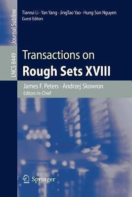 Transactions on Rough Sets XVIII(English, Paperback, unknown)
