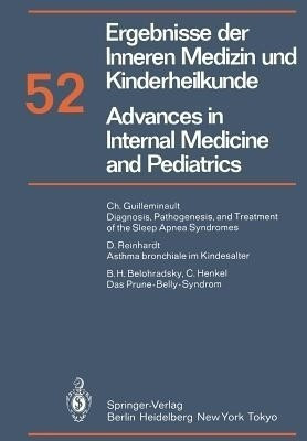 Ergebnisse der Inneren Medizin und Kinderheilkunde / Advances in Internal Medicine and Pediatrics(German, Paperback, Frick P.)
