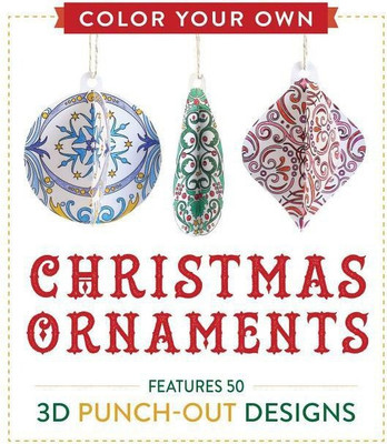 Color Your Own Christmas Ornaments(English, Paperback, Adams Media)