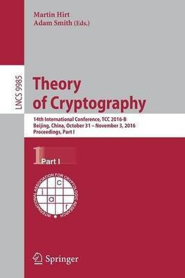 Theory of Cryptography(English, Paperback, unknown)
