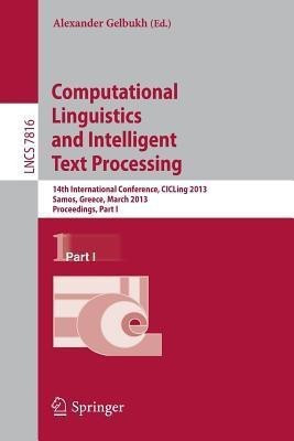 Computational Linguistics and Intelligent Text Processing(English, Paperback, unknown)