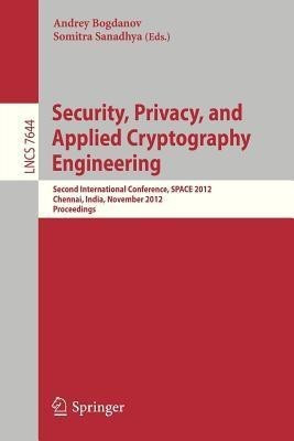 Security, Privacy, and Applied Cryptography Engineering(English, Paperback, unknown)