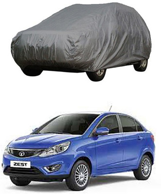 Coverit Car Cover For Tata Zest (Without Mirror Pockets)(Grey)