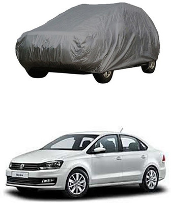 Coverit Car Cover For Volkswagen Vento (Without Mirror Pockets)(Grey)