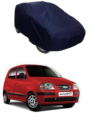Coverit Car Cover For Hyundai Santro Xing (Without Mirror Pockets)(Blue)