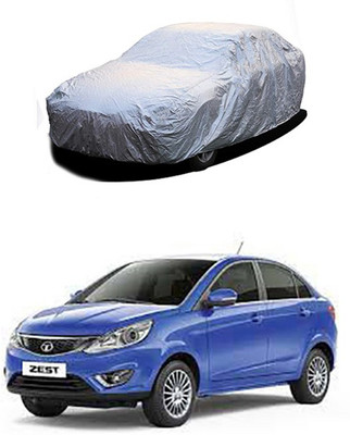 Coverit Car Cover For Tata Zest (Without Mirror Pockets)(Silver)