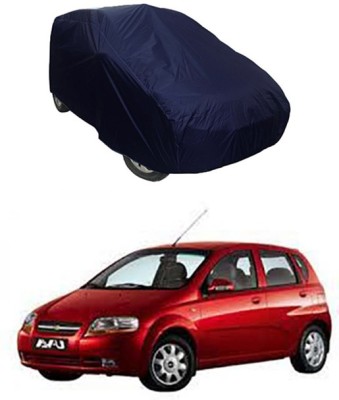 Toy Ville Car Cover For Chevrolet Aveo Uva (Without Mirror Pockets)(Blue)