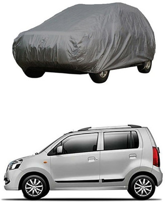 Toy Ville Car Cover For Maruti Suzuki WagonR (Without Mirror Pockets)(Grey)
