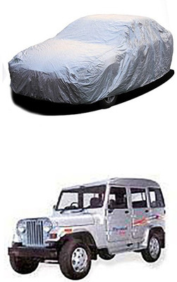 Coverit Car Cover For Mahindra Marshal (Without Mirror Pockets)(Silver)