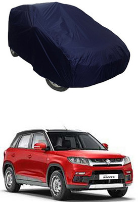 Coverit Car Cover For Maruti Suzuki Vitara Brezza (Without Mirror Pockets)(Blue)