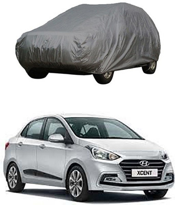 Coverit Car Cover For Hyundai Xcent (Without Mirror Pockets)(Grey)