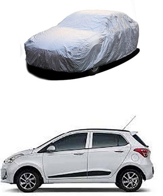 Coverit Car Cover For Hyundai Grand i10 (Without Mirror Pockets)(Silver)