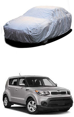 Coverit Car Cover For Kia Soul (Without Mirror Pockets)(Silver)