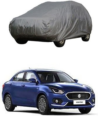Coverit Car Cover For Maruti Suzuki Swift Dzire (Without Mirror Pockets)(Grey)