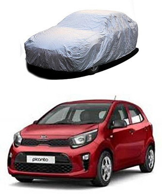 Coverit Car Cover For Kia Picanto (Without Mirror Pockets)(Silver)