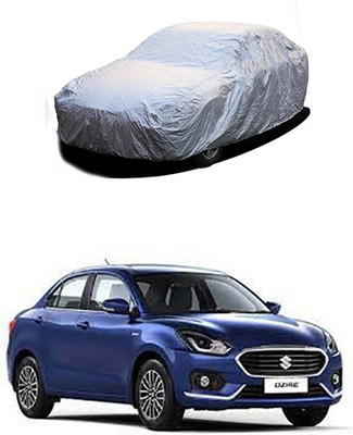 Coverit Car Cover For Maruti Suzuki Swift Dzire (Without Mirror Pockets)(Silver)