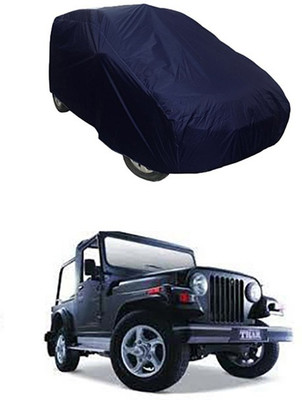Coverit Car Cover For Mahindra Thar (Without Mirror Pockets)(Blue)