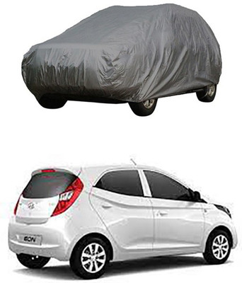Coverit Car Cover For Hyundai Eon (Without Mirror Pockets)(Grey)