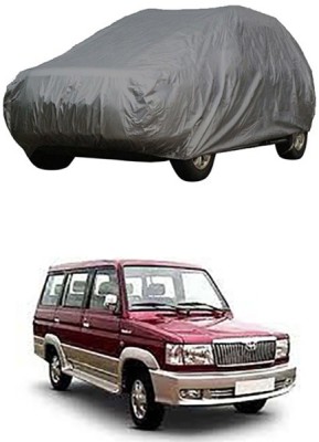 Toy Ville Car Cover For Toyota Qualis (Without Mirror Pockets)(Grey)