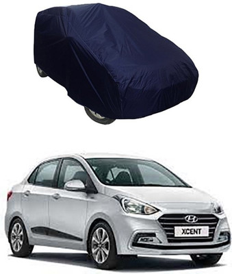 Coverit Car Cover For Hyundai Xcent (Without Mirror Pockets)(Blue)