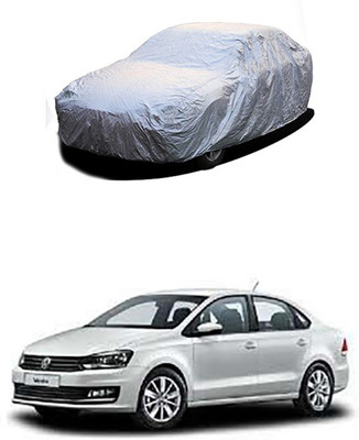 Coverit Car Cover For Volkswagen Vento (Without Mirror Pockets)(Silver)