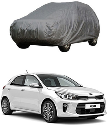 Coverit Car Cover For Kia Rio (Without Mirror Pockets)(Grey)