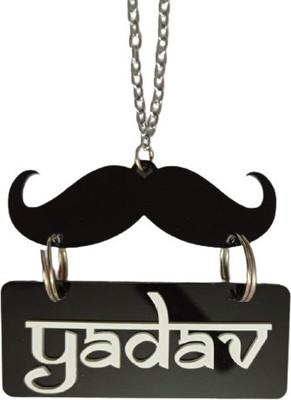 Ridivansh Creations Acrylic Car Hanging Yadav Both Side Car Hanging Ornament(Pack of 1)