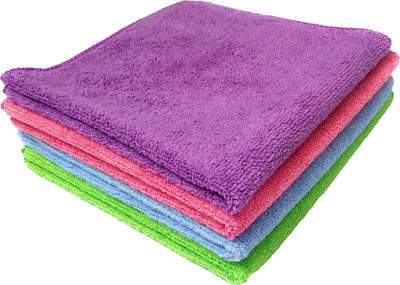 PVA Wet and Dry Microfiber Cleaning Cloth(4 Units)