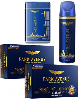PARK AVENUE Soap, Deo Shot & Pocket Perfume Combo(4 Items in the set)