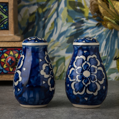 Hindustani Saudagar Salt & Pepper Set Ceramic(2 Piece)
