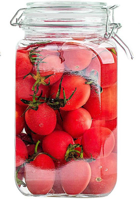 Sv Enterprise Glass Grocery Container  - 1200 ml(Clear)