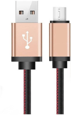 GIPTIP Micro USB Cable 2 A 1 m 1 Meter All Smartphone Ultra Fast Charging 2.1 Amp(Compatible with All Android and Other Micro USB Supported Devices, Black, One Cable)