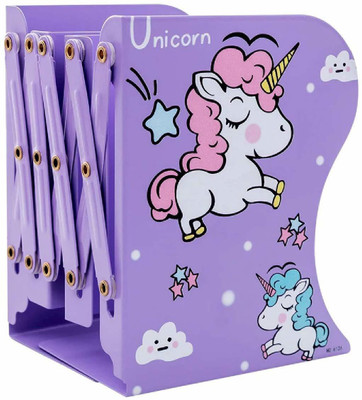 FancyDRessWaLe 4 Compartments Metal Book Holder(Multicolor)