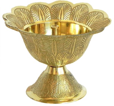 Lovely Brass Table Diya(Height: 3 inch)