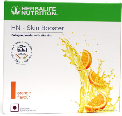 HERBALIFE SKIN BOOSTER COLLAGEN PROTEIN POWDER (1 PACK OF 30 POUCH) Nutrition Drink(300 g, ORANGE Flavored)