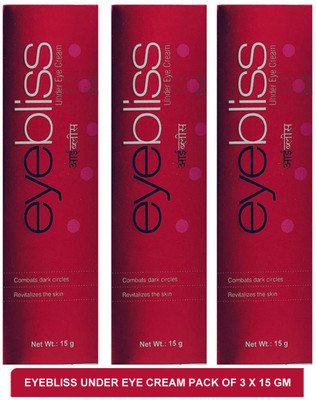Eyebliss under eye cream - best eye cream for dark circles(pack of 3)15g(45 g)
