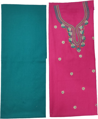 Vrinde Wool Embroidered Salwar Suit Material