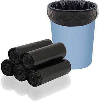 MJ Exim Black Garbage bags Medium 33.05 L Garbage Bag  Pack Of 60(60Bag )
