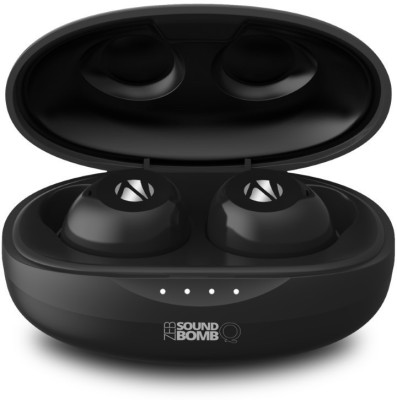 ZEBRONICS Zeb-Sound Bomb Q Bluetooth Headset(Black, True Wireless)