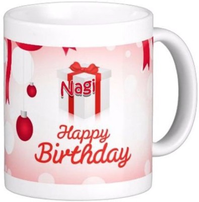 GNS Happy Birthday Nagi Wish 82 Ceramic Coffee Mug(330 ml)