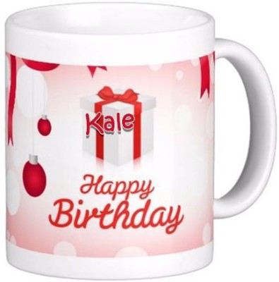 GNS Happy Birthday Kale Wish 82 Ceramic Coffee Mug(330 ml)