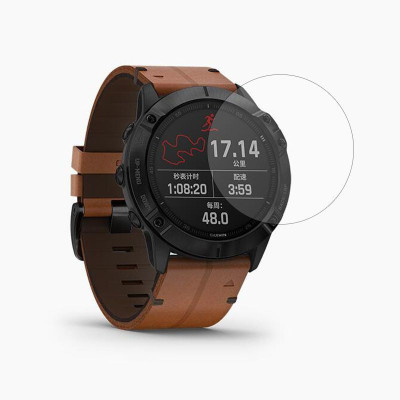 Wishguard Edge To Edge Screen Guard for Garmin Fenix 6X Pro Solar (35 mm) Smart Watch [Better than Tempered Glass](Pack 1)(Pack of 1)