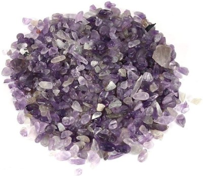 AIR9999 Natural Amethyst Polished Chips Gravel 100 Grams for Reiki Healing Decorative Showpiece  -  1 cm(Crystal, Purple)