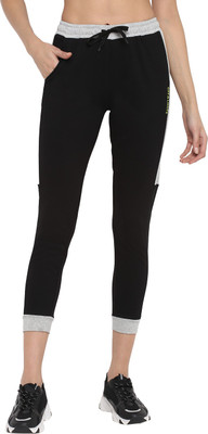 OFF LIMITS Solid Women Black Track Pants