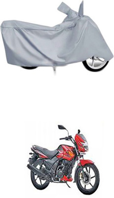 Coverit Two Wheeler Cover for TVS(Silver)