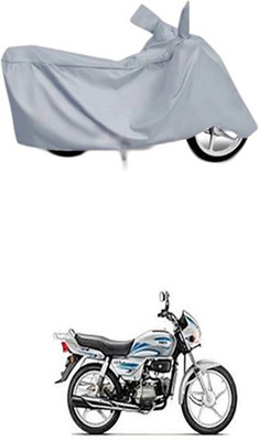 Coverit Two Wheeler Cover for Hero(Splendor Plus, Silver)