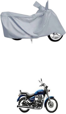 Coverit Two Wheeler Cover for Royal Enfield(Thunderbird 500, Silver)