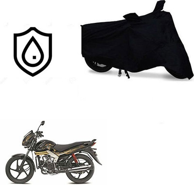 SRENTERPRISES Two Wheeler Cover for Mahindra(Centuro, Black)